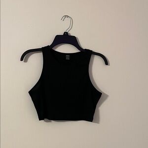 SHEIN Classic Black Crop Top